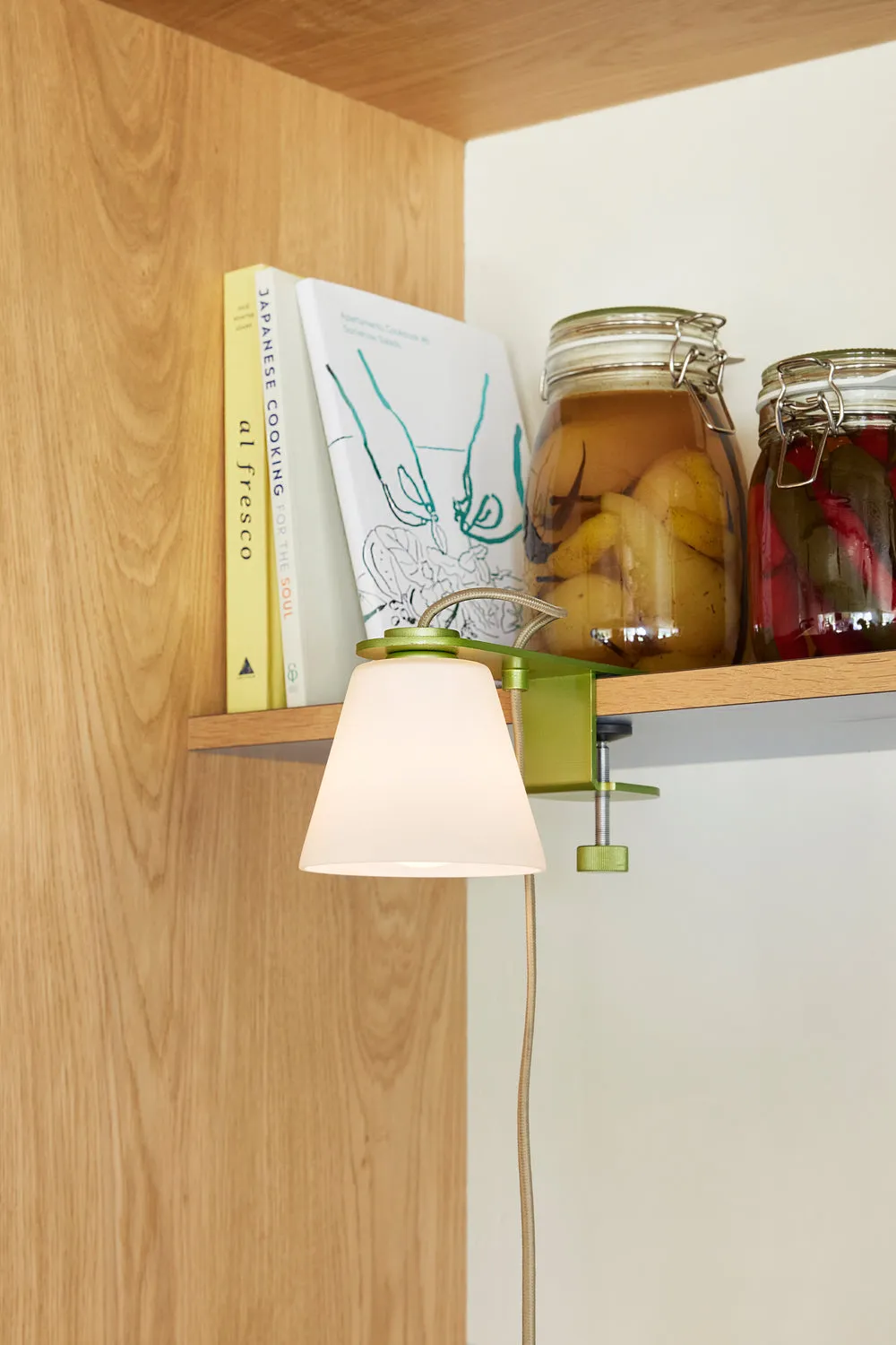 Hbsch Lure Wall Lamp, Gren