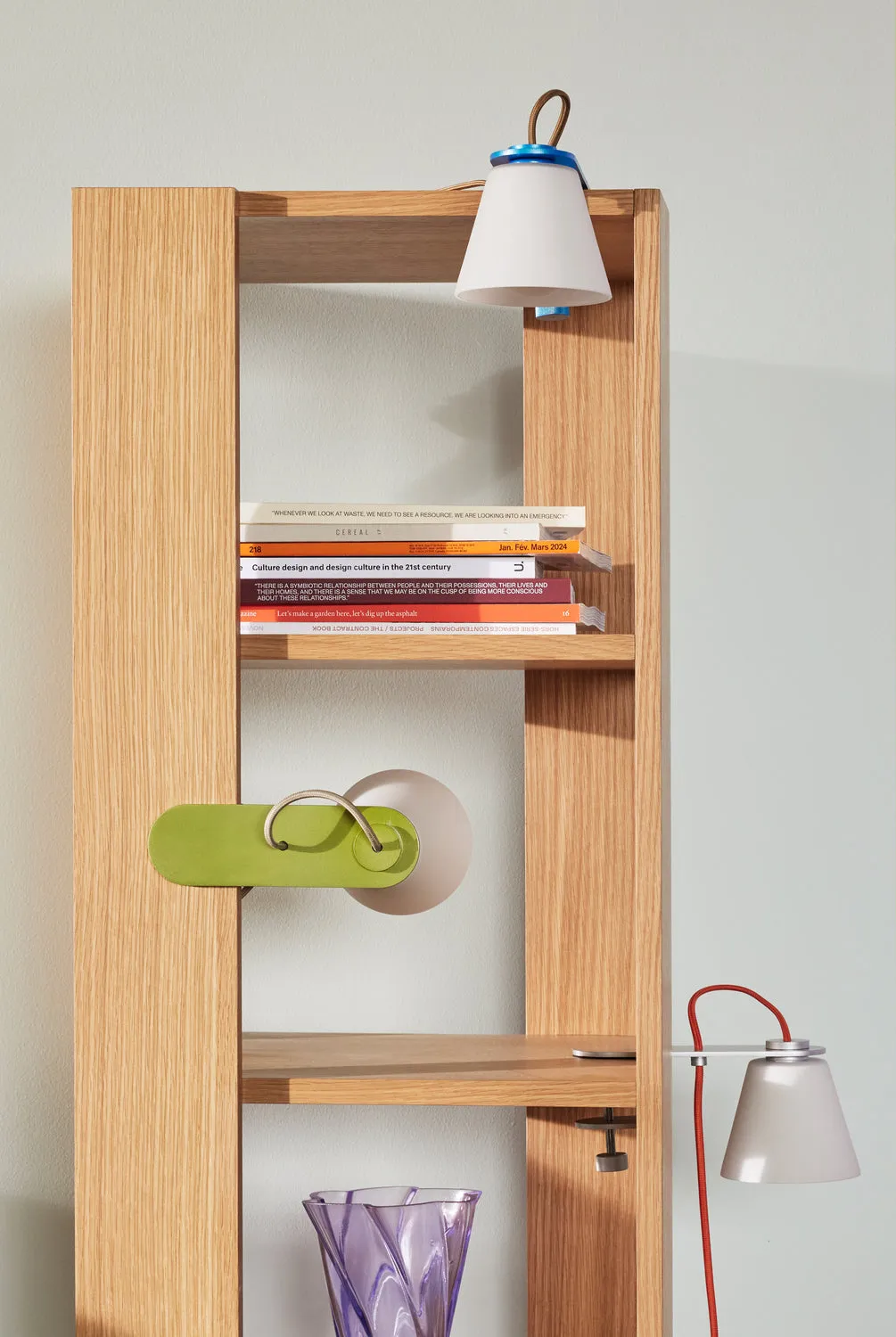 Hbsch Lure Wall Lamp, Gren