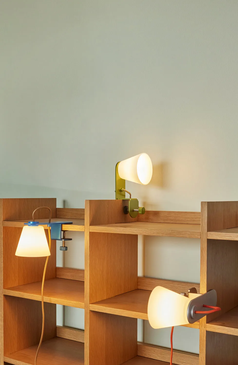 Hbsch Lure Wall Lamp, Gren