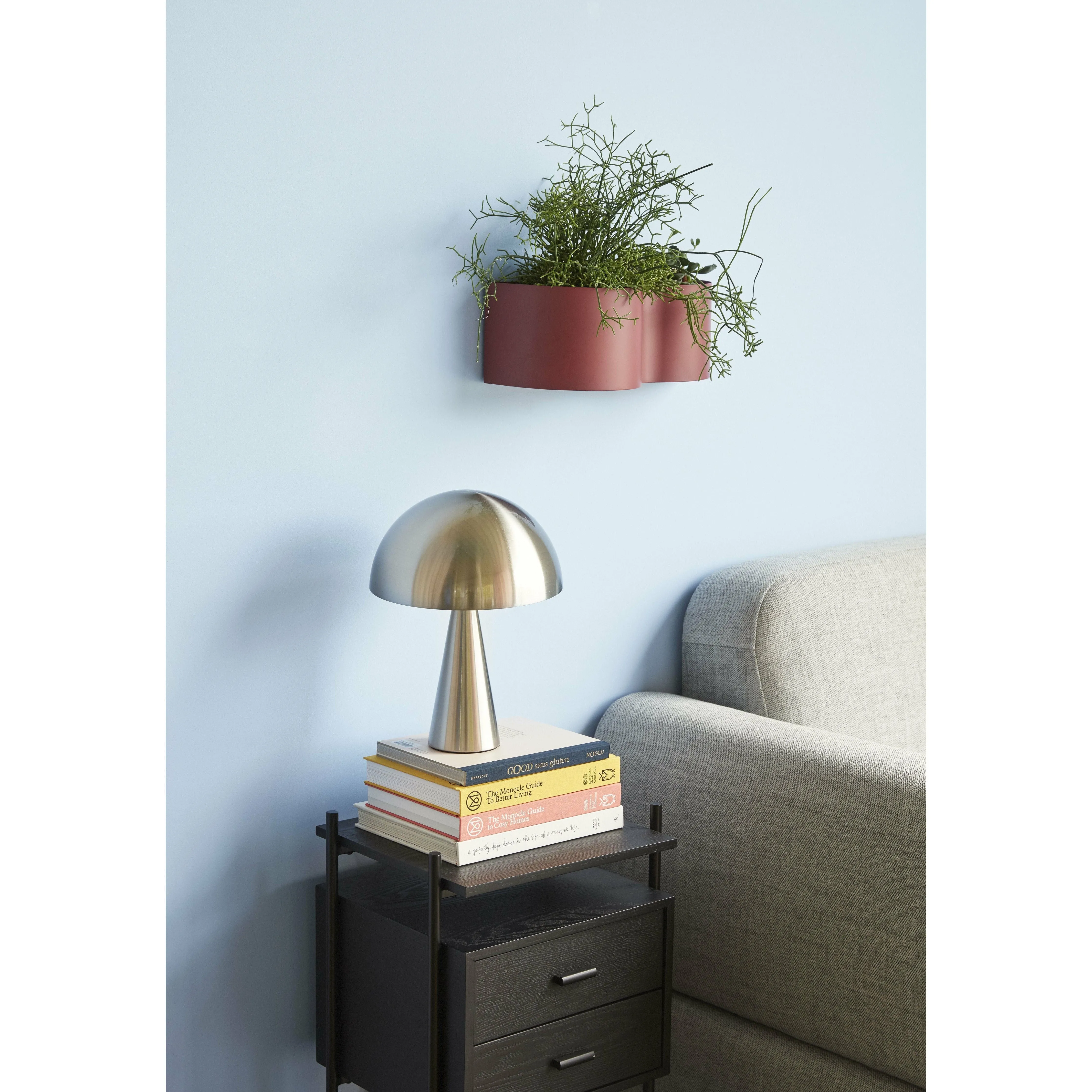 Hbsch Mush Table Lamp Mini, Nickel