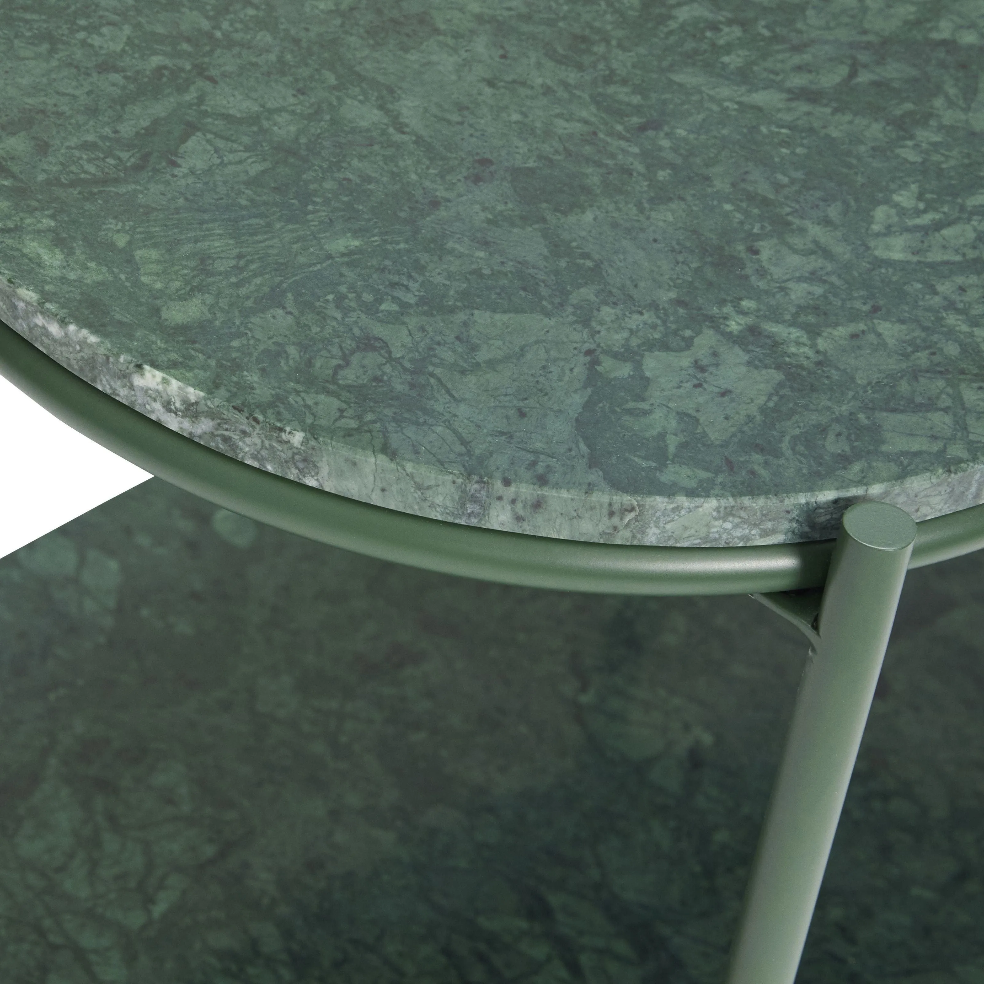 Hbsch Nusa Table Metal/Marble Green