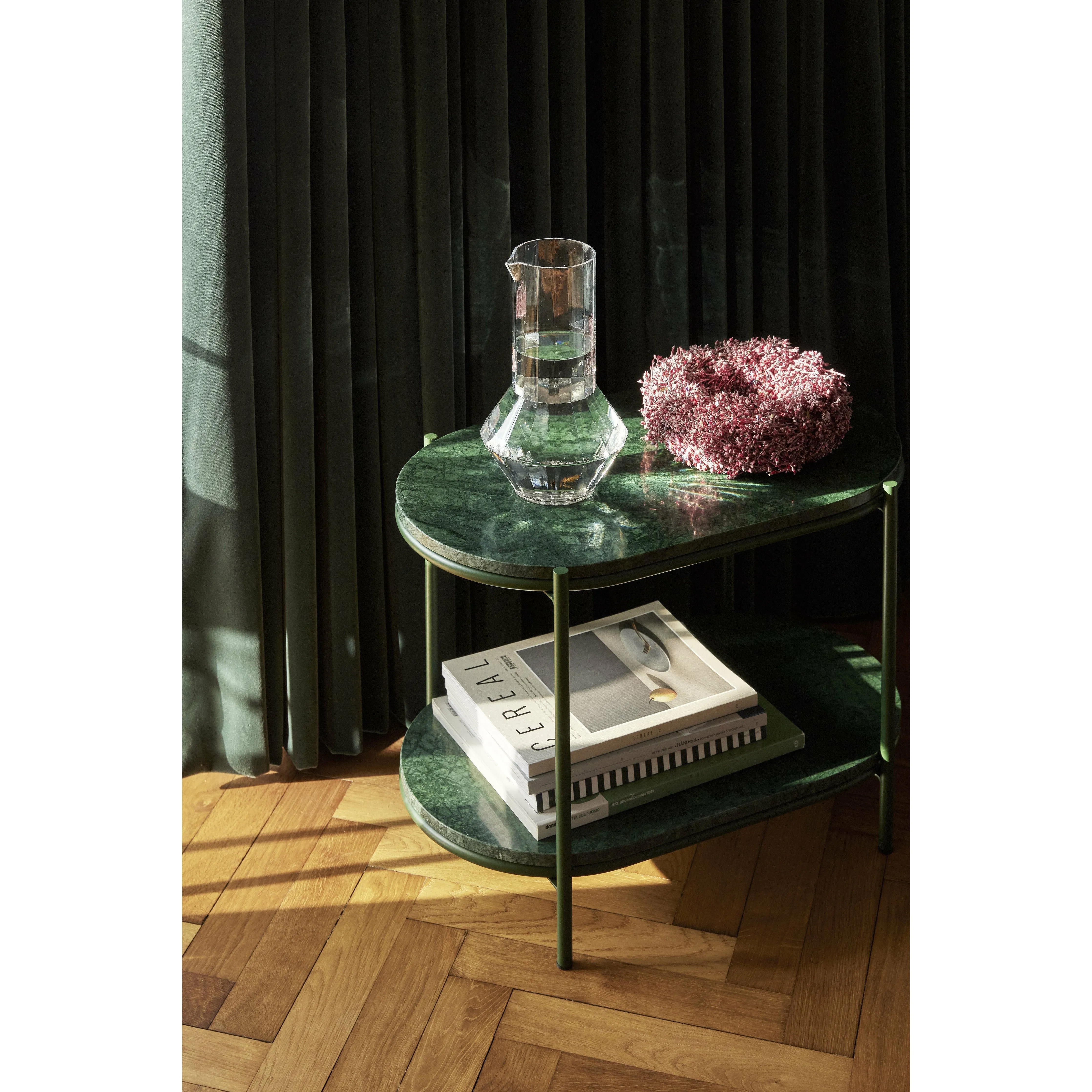 Hbsch Nusa Table Metal/Marble Green