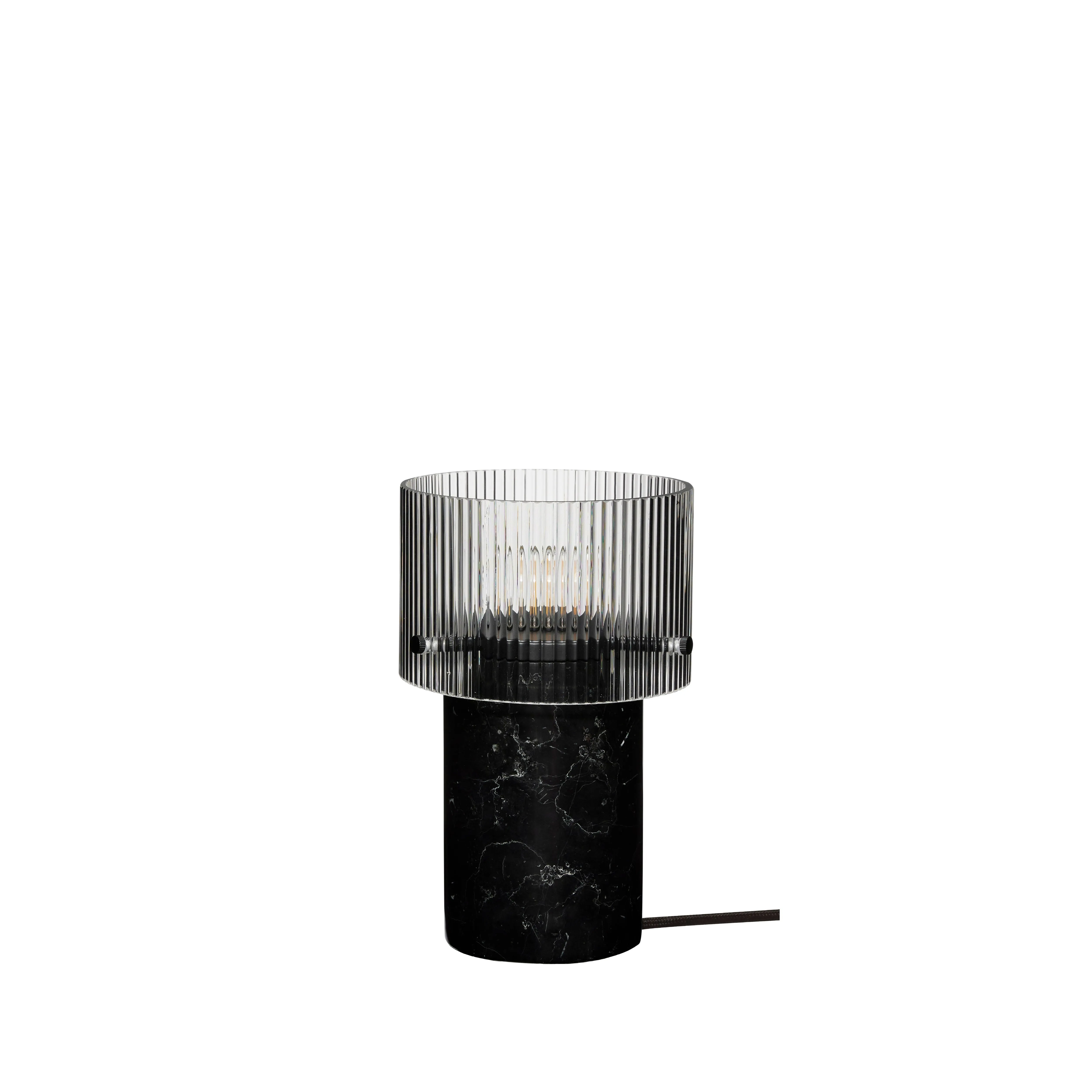 Hbsch Revolve Table Lamp Black