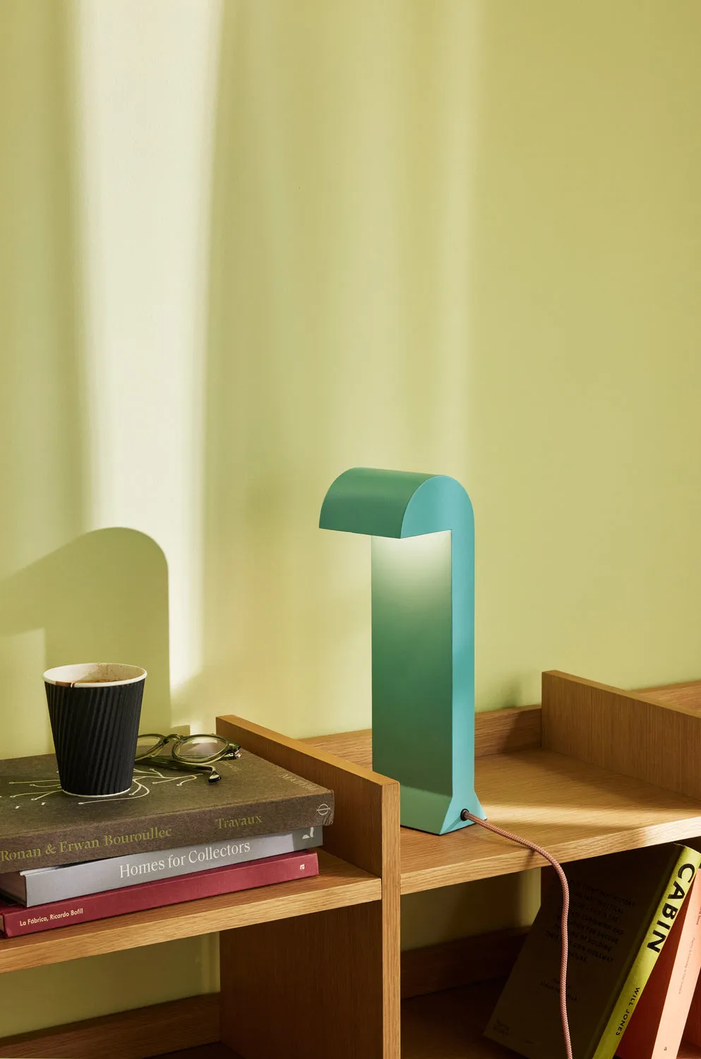 Hbsch Soothe Table Lamp, Turquoise