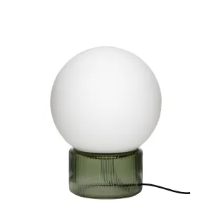 Hbsch Sphere Table Lamp Glass Opal/Green