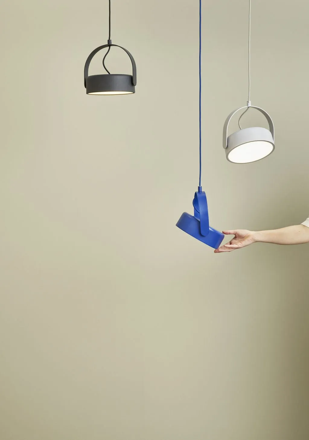 Hbsch Stage Led Ceiling Lamp, Blue