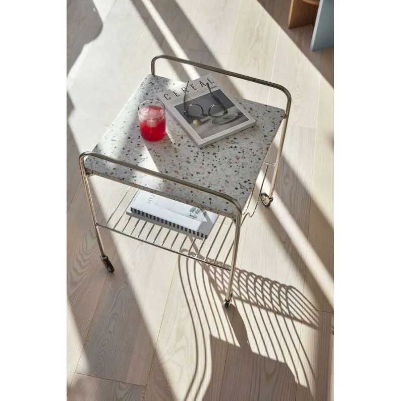 Hbsch Wave Trolley Nickel/Tarrazzo