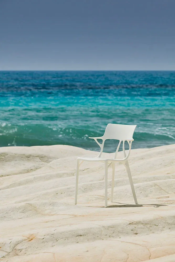 Kartell A.I. Chair, Titanium