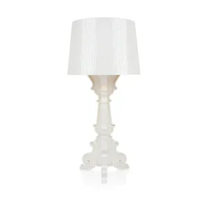 Kartell Bourgie Table Lamp, White/Gold