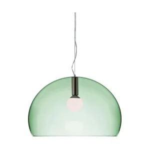 Kartell Fl/Y Suspension Lamp Big, Glossy Sage Green
