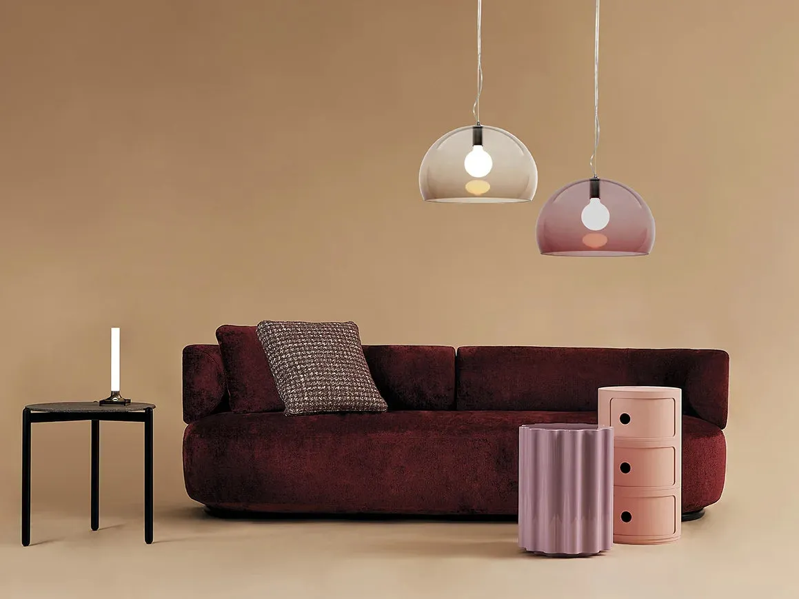 Kartell Fl/Y Suspension Lamp Big, Glossy Sage Green