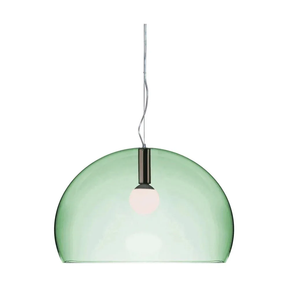 Kartell Fl/Y Suspension Lamp Big, Glossy Sage Green