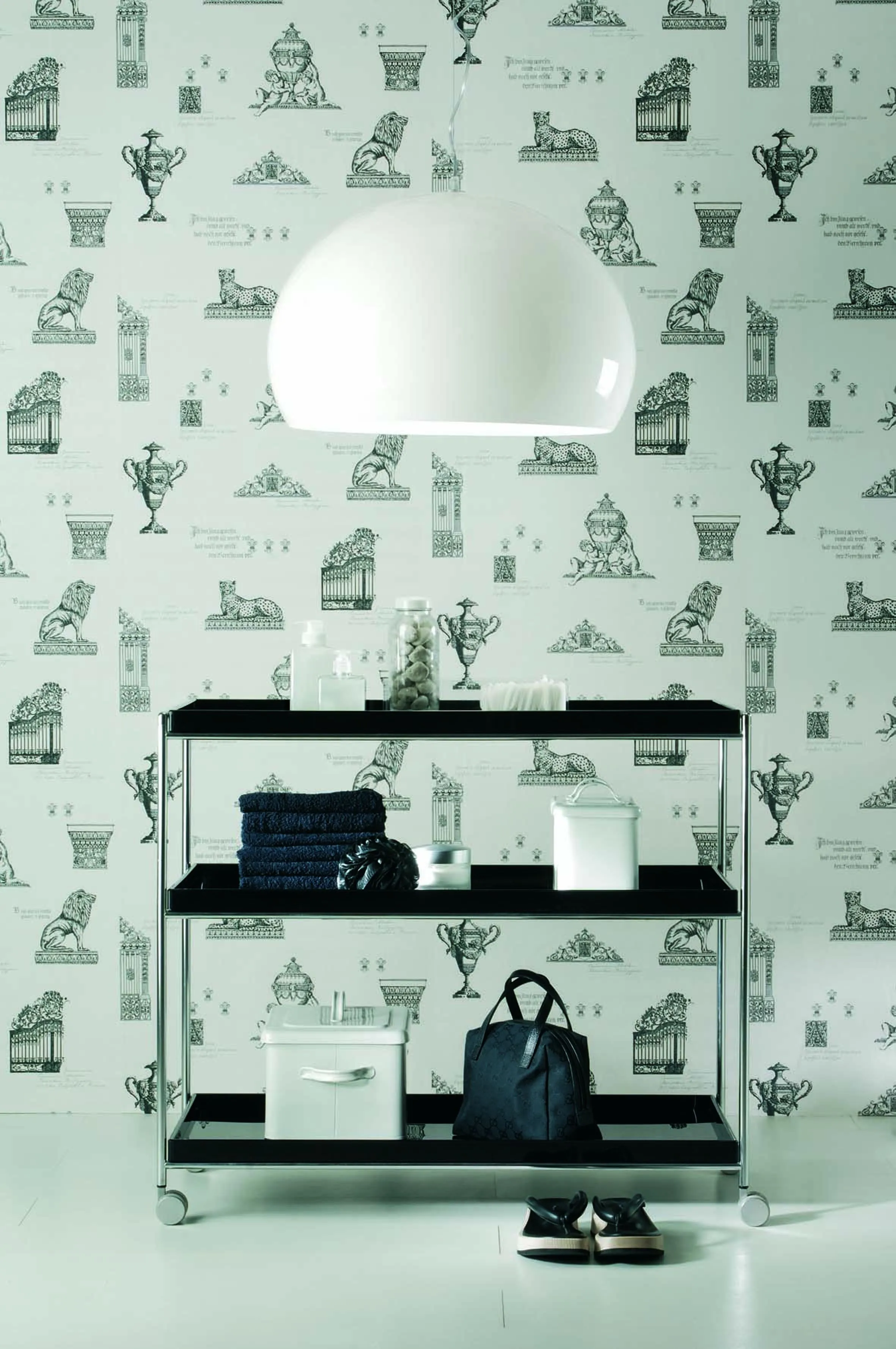 Kartell Fl/Y Suspension Lamp, Chrome