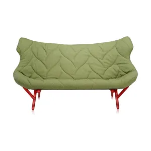 Kartell Foliage Sofa Trevira, Red/Green