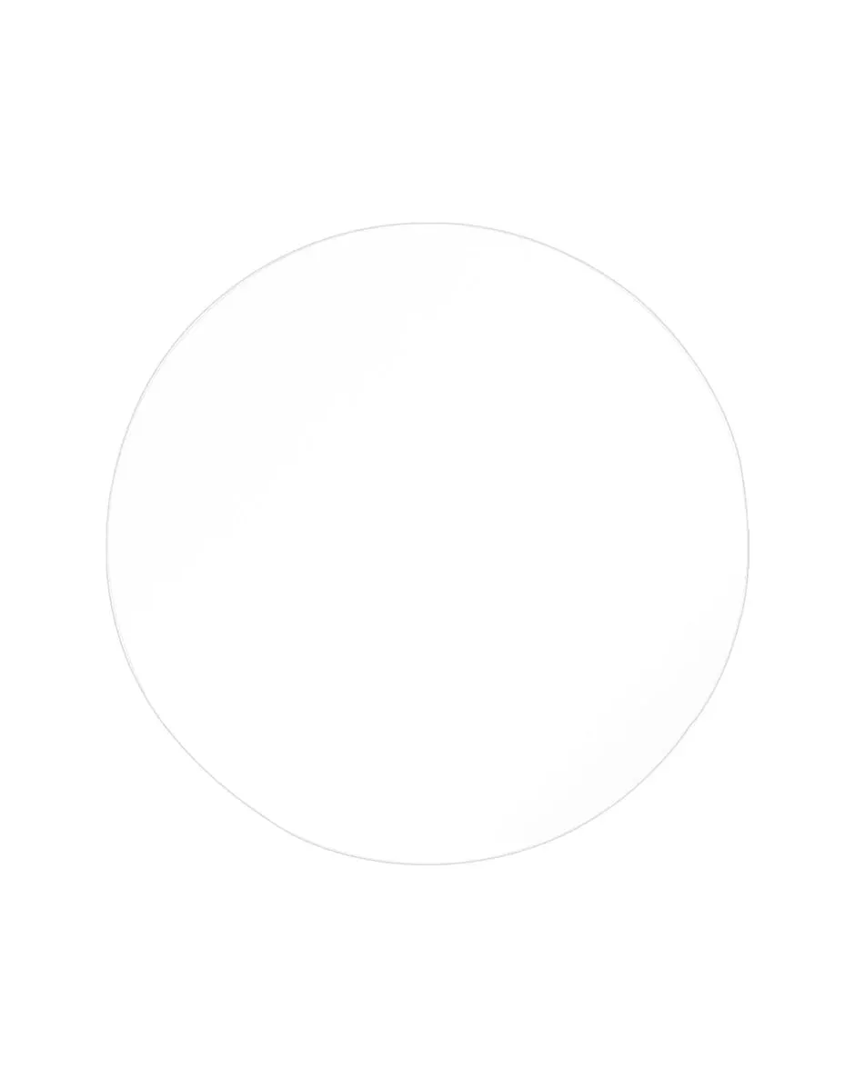 Kartell Glossy Table Round Lacquered, Gold/White