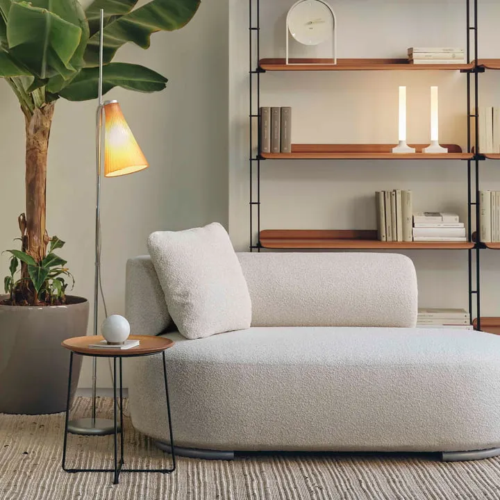 Kartell K Lux Floor Lamp, Grey Stand/Smoke