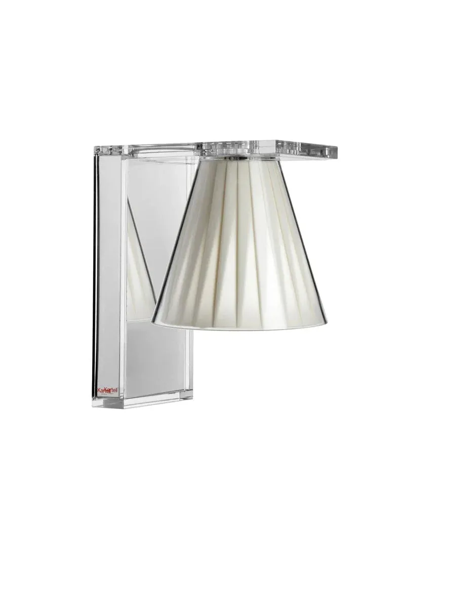 Kartell Light Air Tissue Wall Light, Crystal