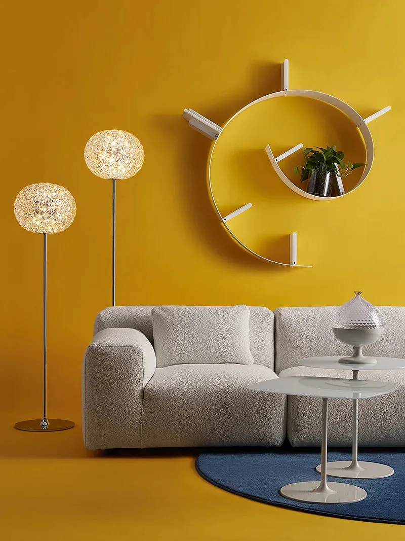 Kartell Planet Floor Lamp 160 Cm, Crystal