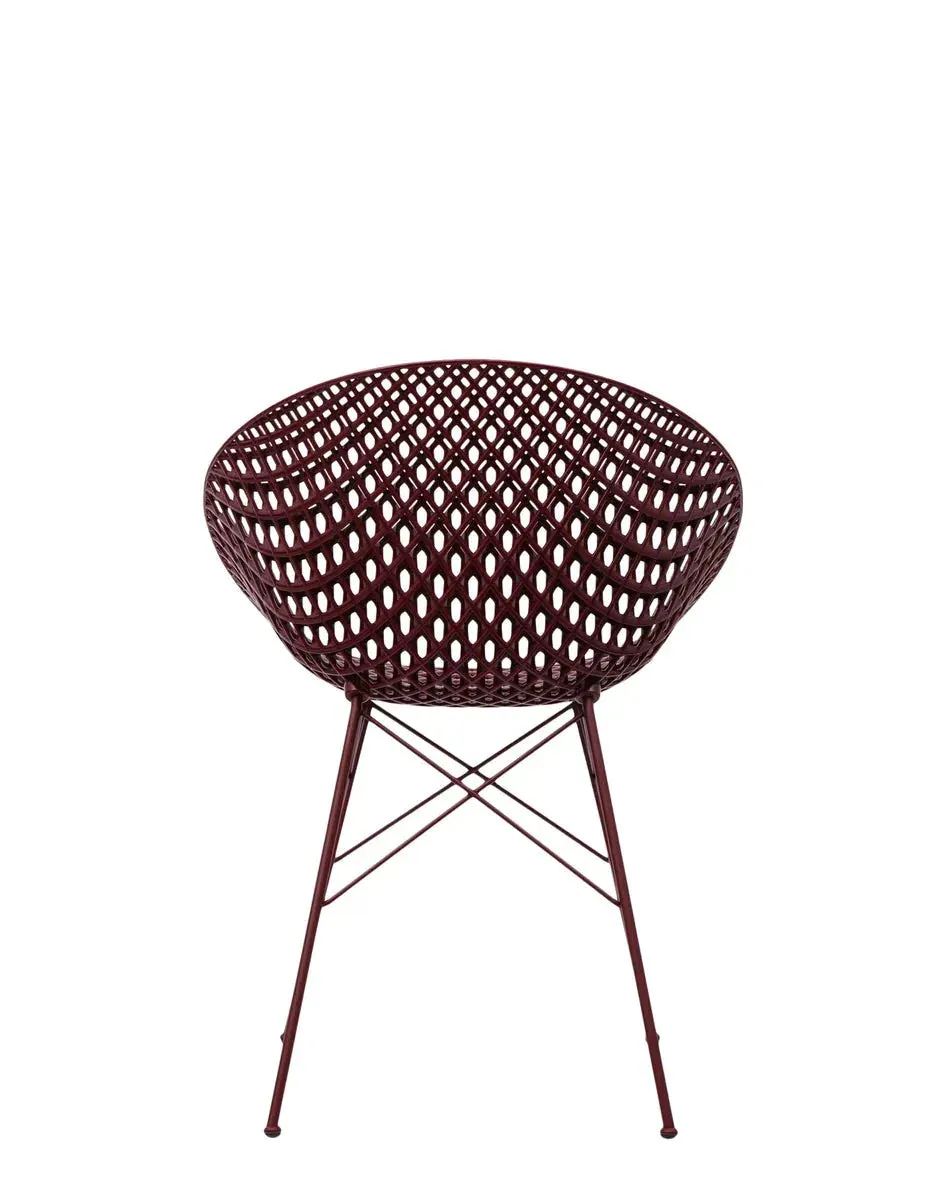 Kartell Smatrik Chair, Plum/Plum