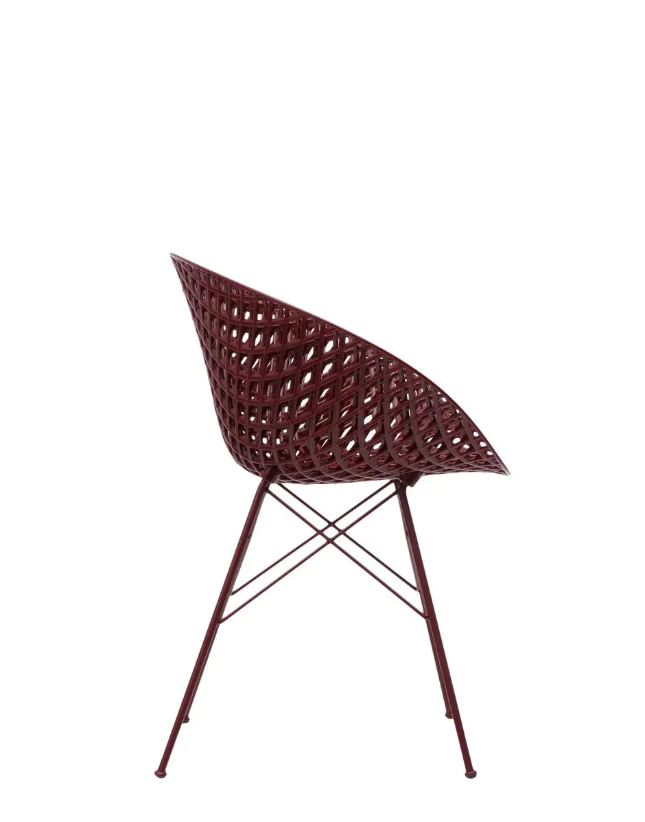 Kartell Smatrik Chair, Plum/Plum