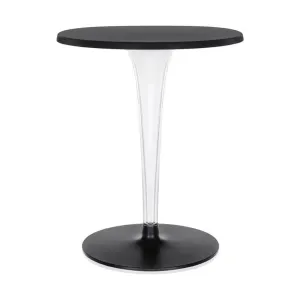 Kartell Top Top Table Per Dr. Yes Round With Round Base 60 Cm, Black