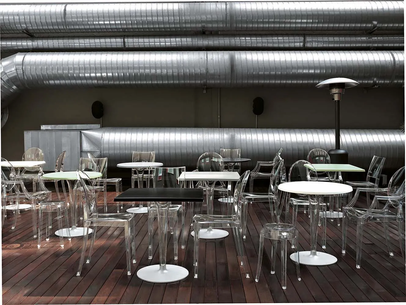 Kartell Top Top Table Per Dr. Yes Round With Round Base 60 Cm, White