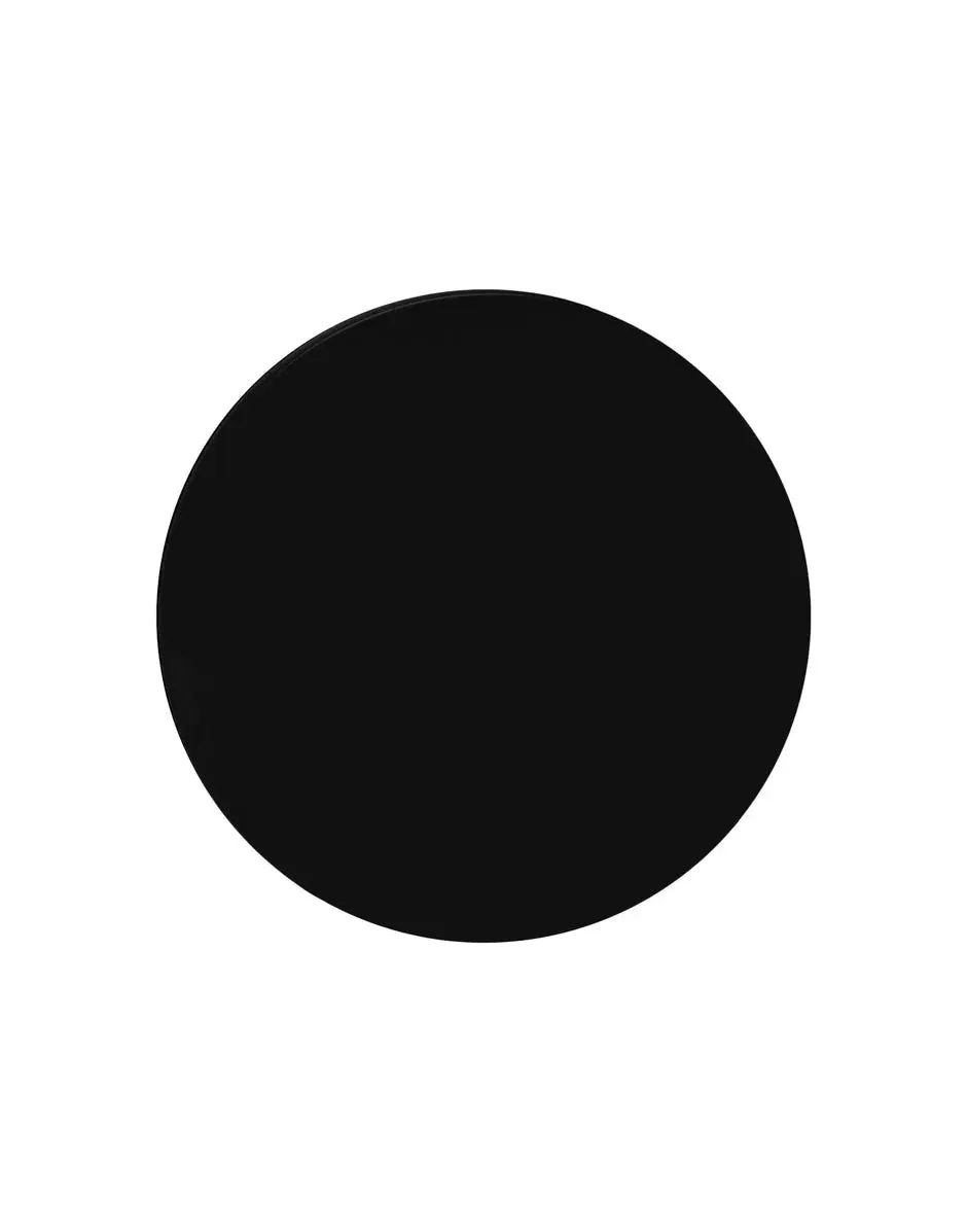 Kartell Top Top Table Round With Round Base 60 Cm, Black