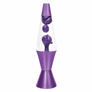 Lava Lamp - 14.5" Metallic Purple