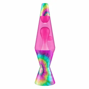 Lava Lamp - 14.5" Pink Tie-Dye