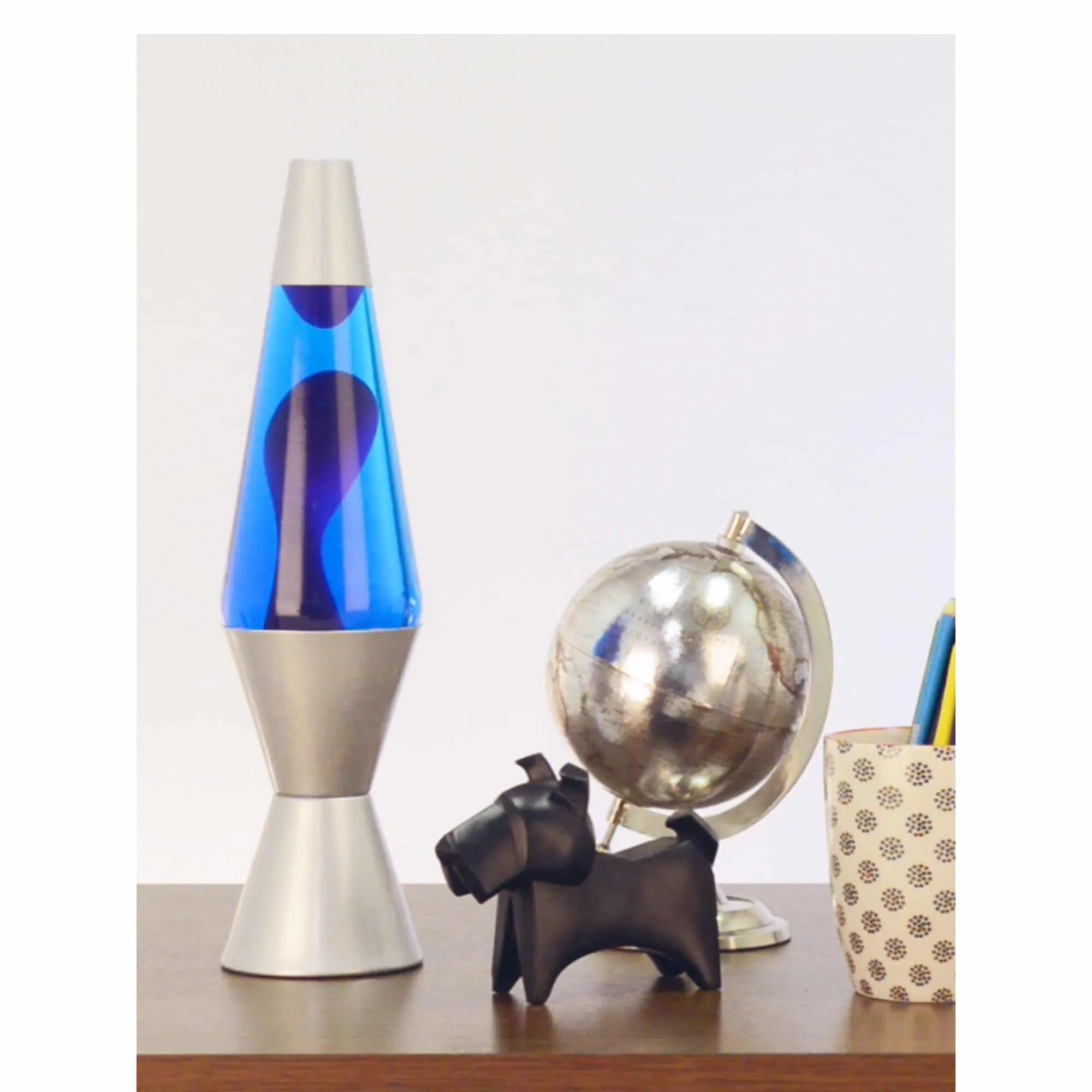 Lava Lamp - 14.5" Purple And Blue