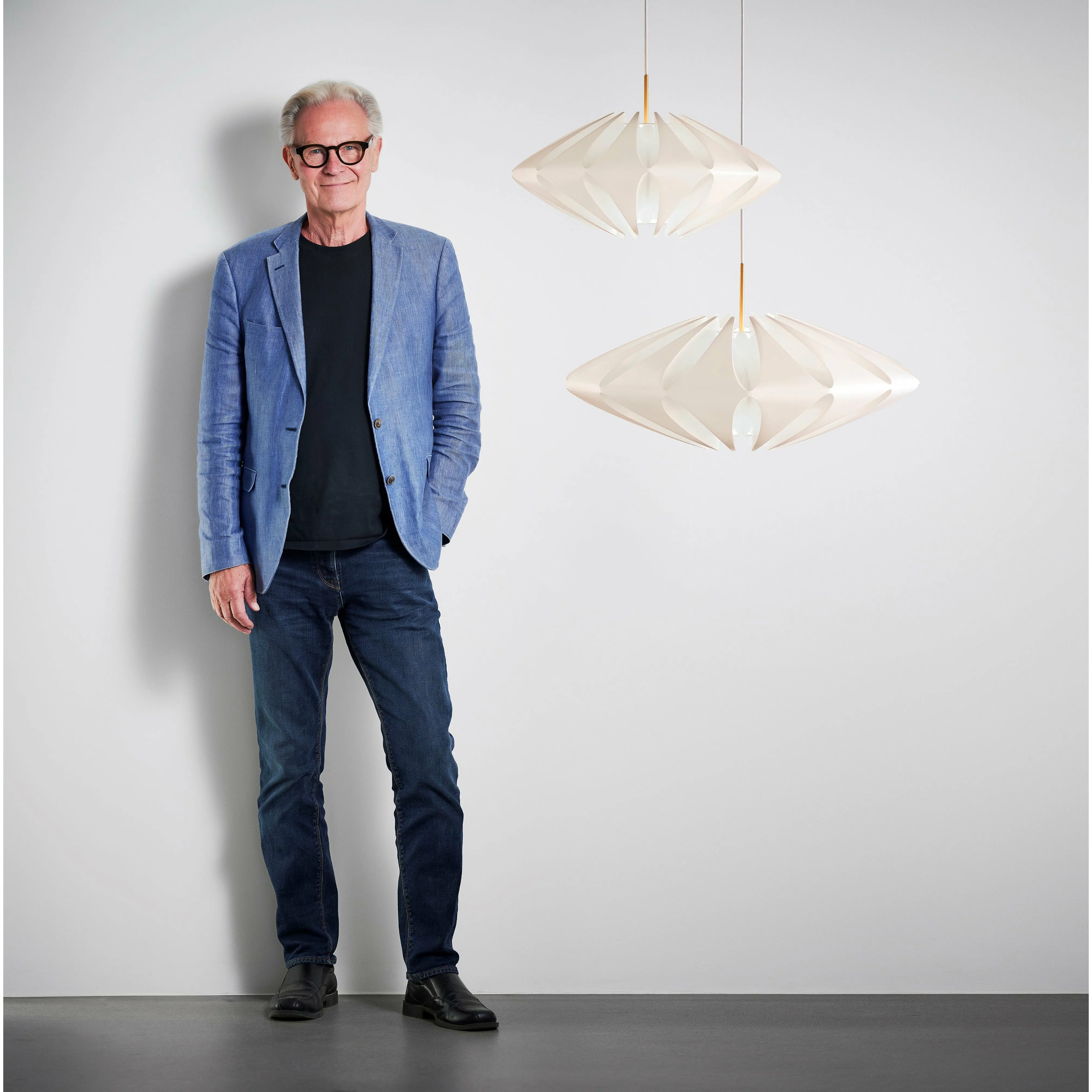 Le Klint Galaxy Suspension Lamp With Brass Suspension, 50 Cm