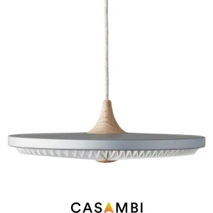 Le Klint Soleil Suspension Lamp Paper Silver Cloud Dimmable, 50 Cm