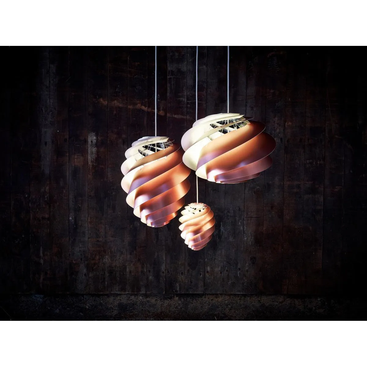 Le Klint Swirl Iii Pendant, Copper 65 Cm