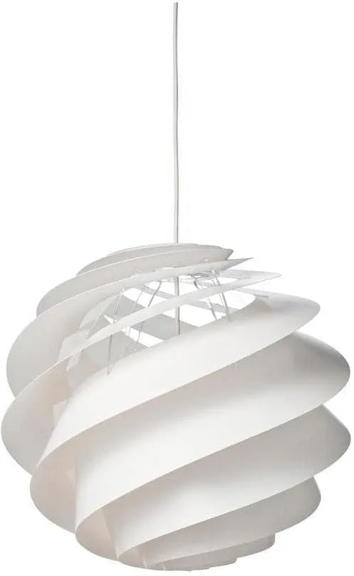 Le Klint Swirl Iii Pendant, White 40 Cm