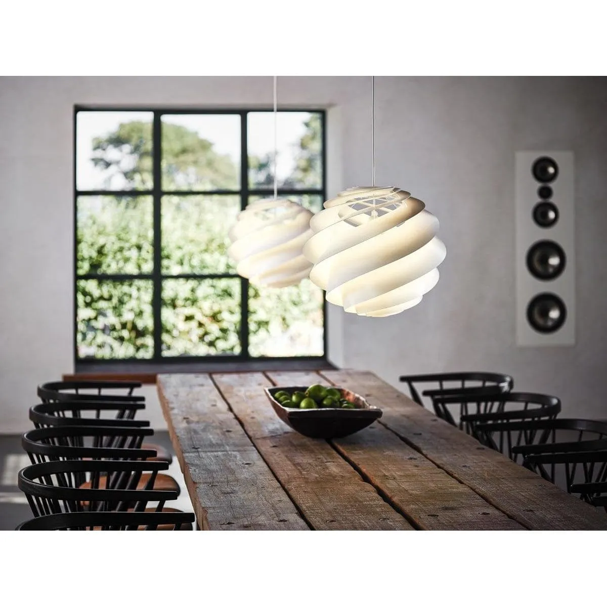 Le Klint Swirl Iii Pendant, White 40 Cm