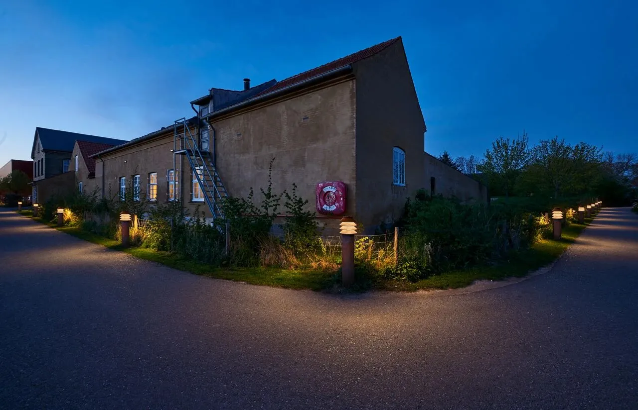 Louis Poulsen Bysted Floor Lamp, Post For In Ground Installation