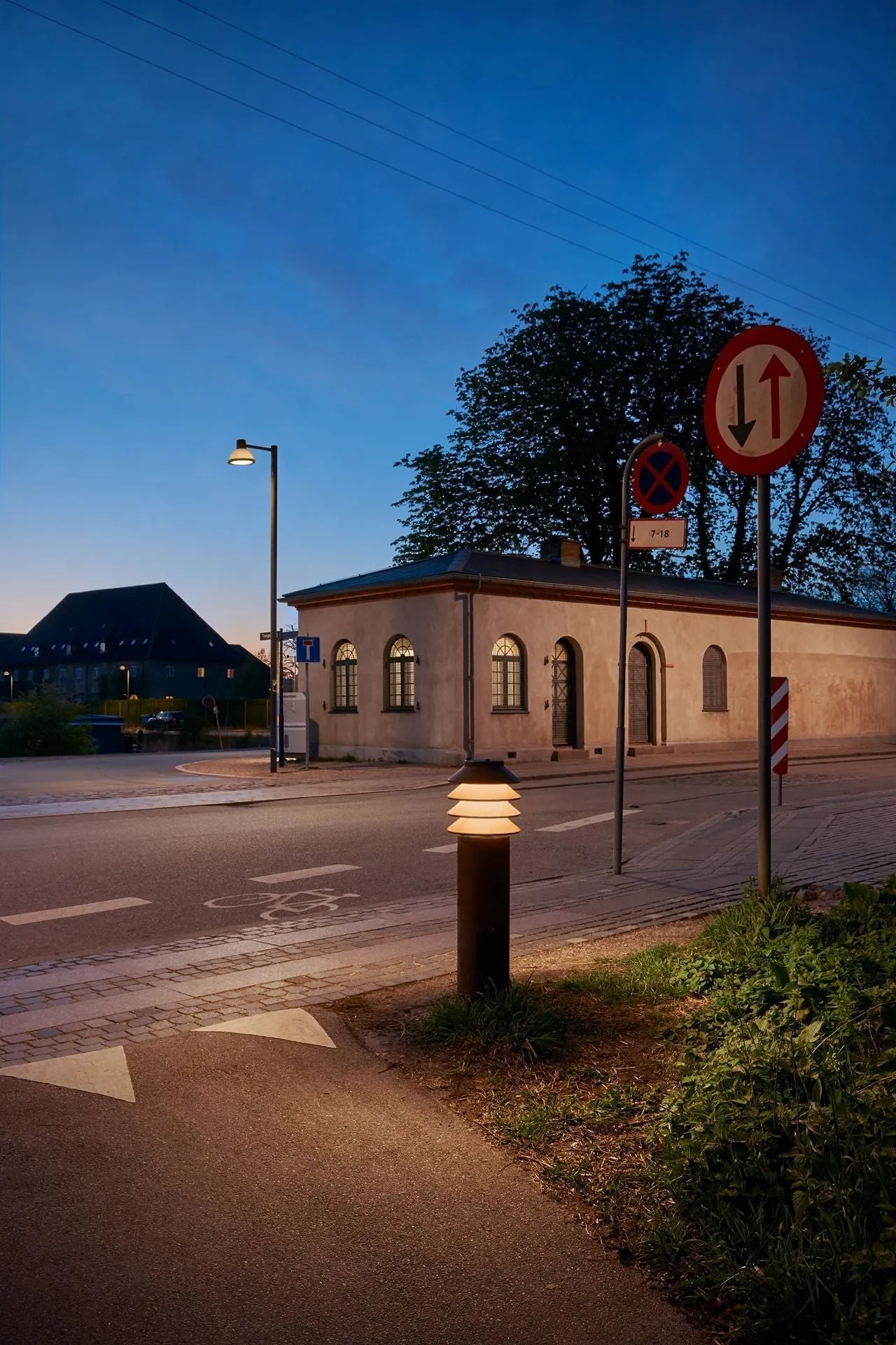 Louis Poulsen Bysted Floor Lamp, Post For In Ground Installation