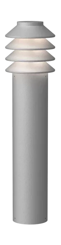 Louis Poulsen Bysted Garden Bollard Led 4000 K 14 W Base Without Adaptor Long, Aluminium