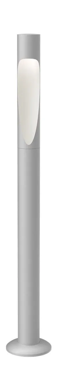 Louis Poulsen Flindt Garden Bollard Led 3000 K 6.5 W Base With Adaptor Long, Aluminium