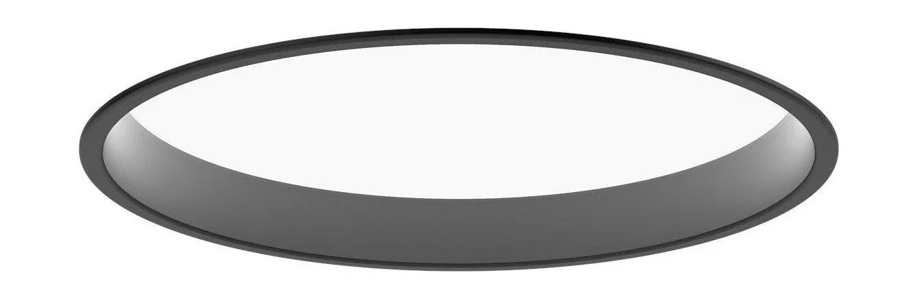 Louis Poulsen Lp Circle Recessed Ceiling Lamp Led 3000 K 13 W 26 Cm, Black