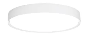 Louis Poulsen Lp Slim Round Semi Recessed Ceiling Lamp 6393 Lumens 68 Cm, White