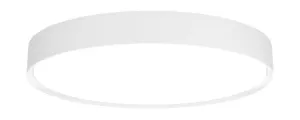 Louis Poulsen Lp Slim Round Surface Mounted Ceiling Lamp 2659 Lumens 44 Cm, White