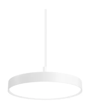 Louis Poulsen Lp Slim Round Suspended Lamp Led 4000 K 25 W 44 Cm, White