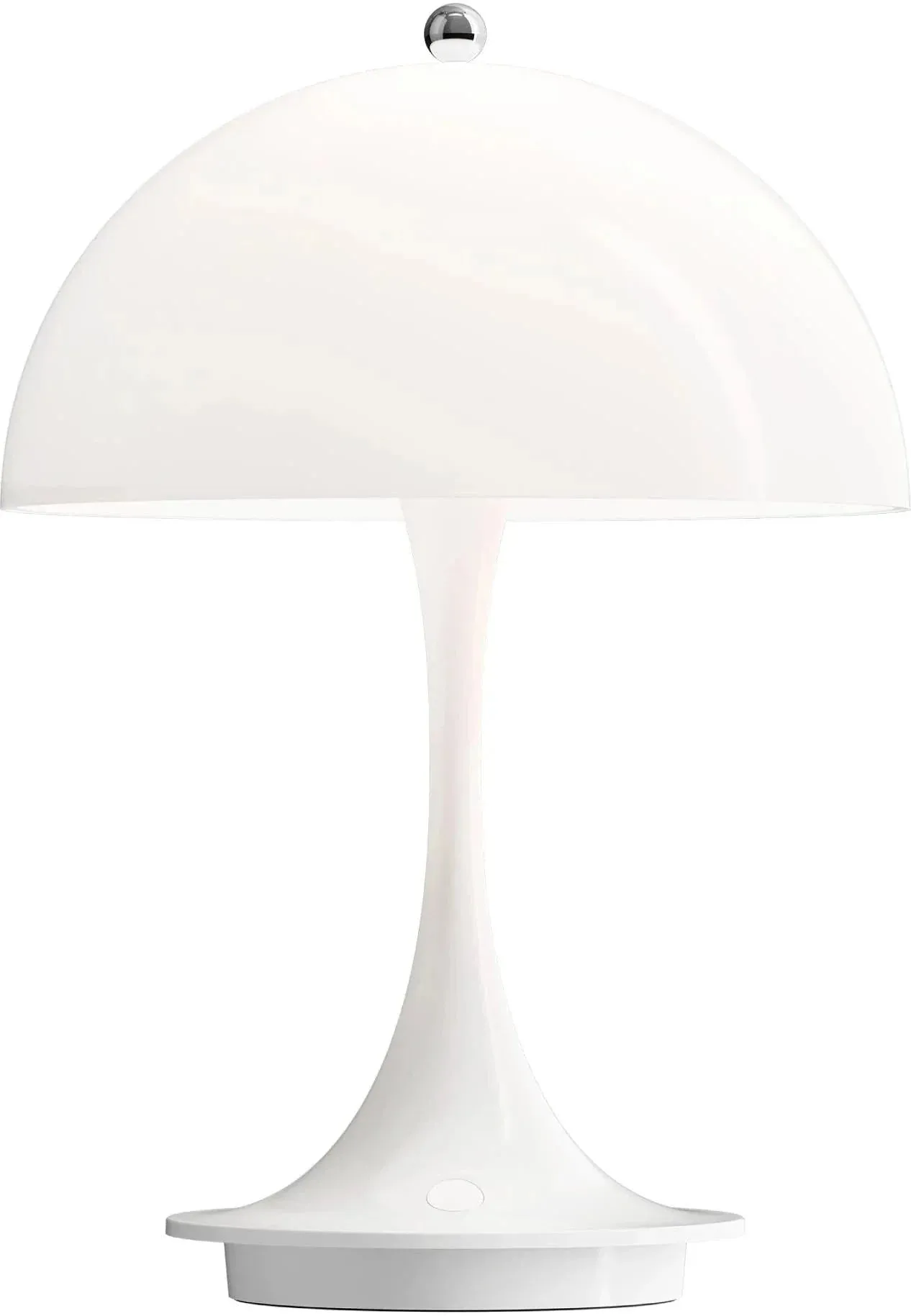 Louis Poulsen Panthella 160 Portable Table Lamp V2 Led 27 K, Acrylic Opal White