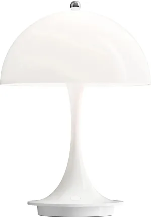 Louis Poulsen Panthella 160 Portable Table Lamp V2 Led 27 K, Acrylic Opal White