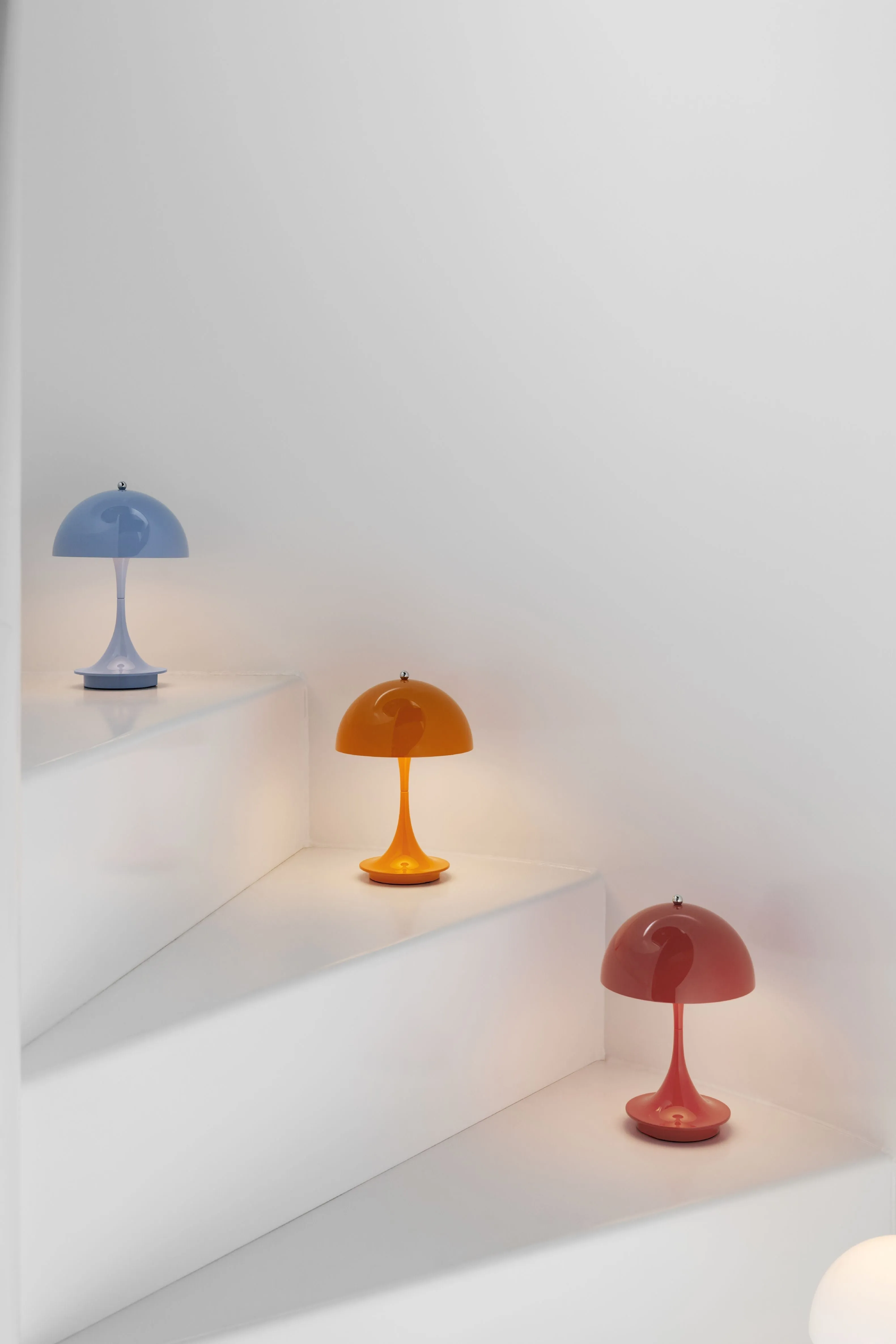 Louis Poulsen Panthella 160 Portable Table Lamp V2 Led 27 K, Acrylic Opal White