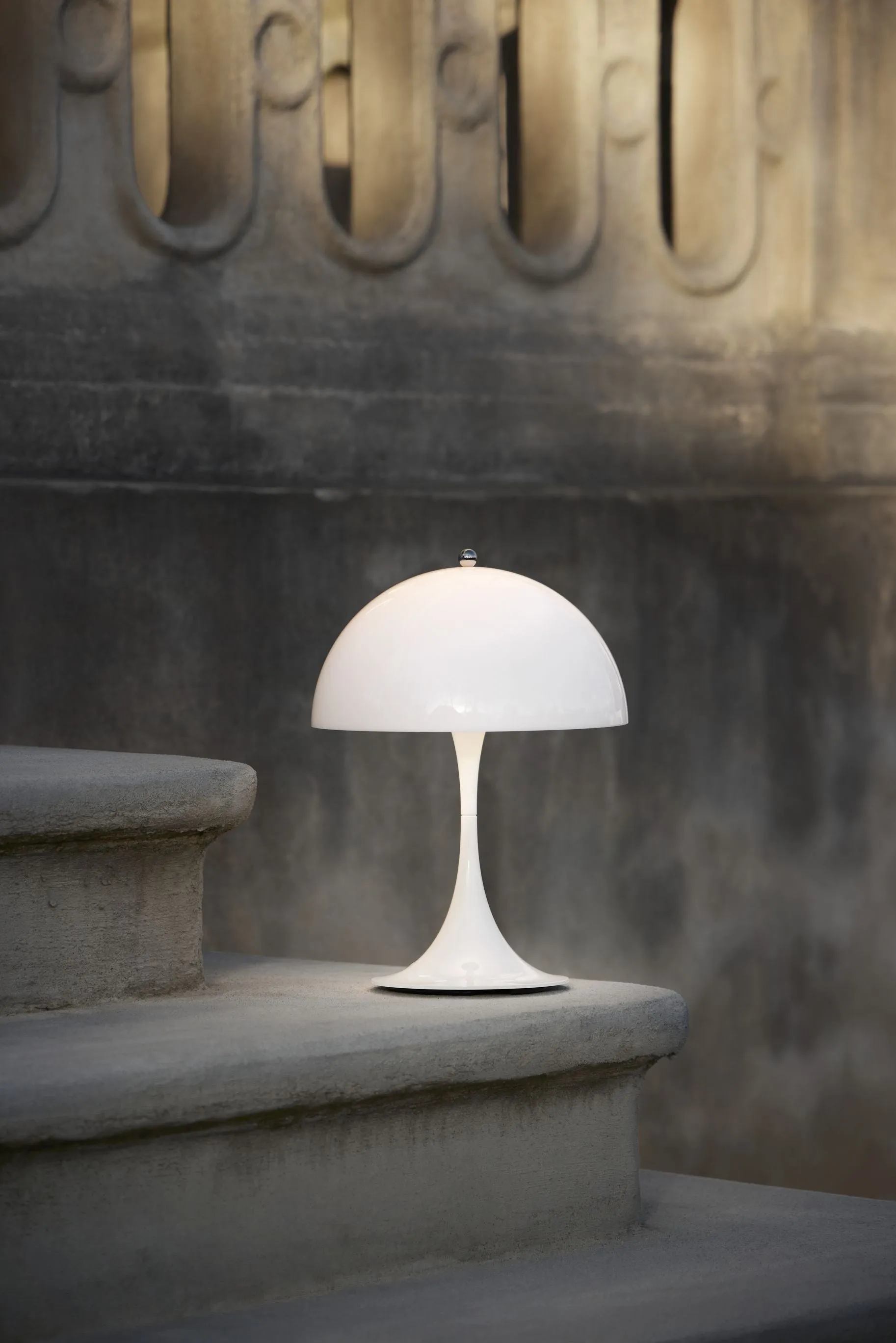 Louis Poulsen Panthella 250 Portable Table Lamp, Opal Acrylic