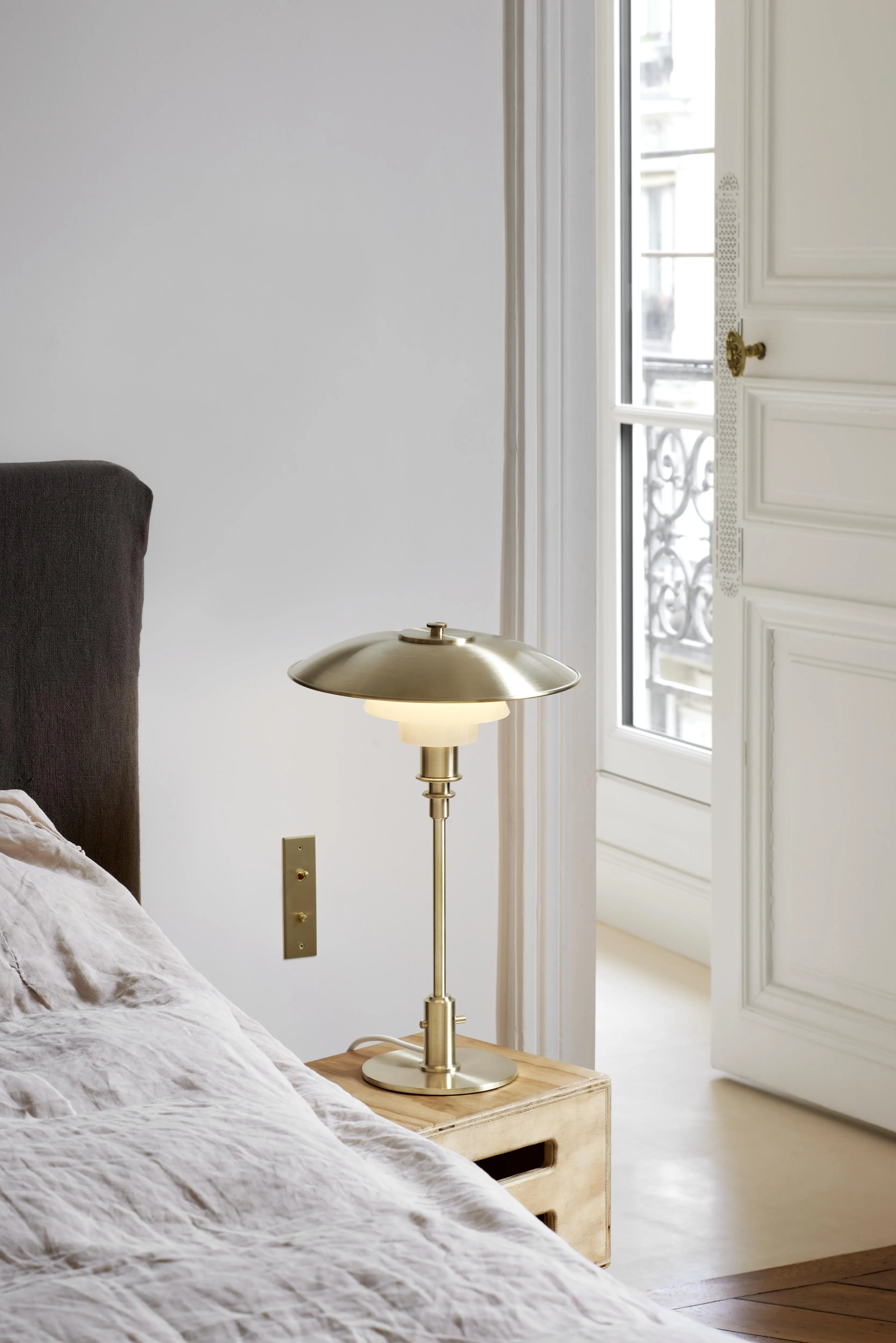 Louis Poulsen Ph 3/2 Table Lamp Limited Edition, Brass/Opal