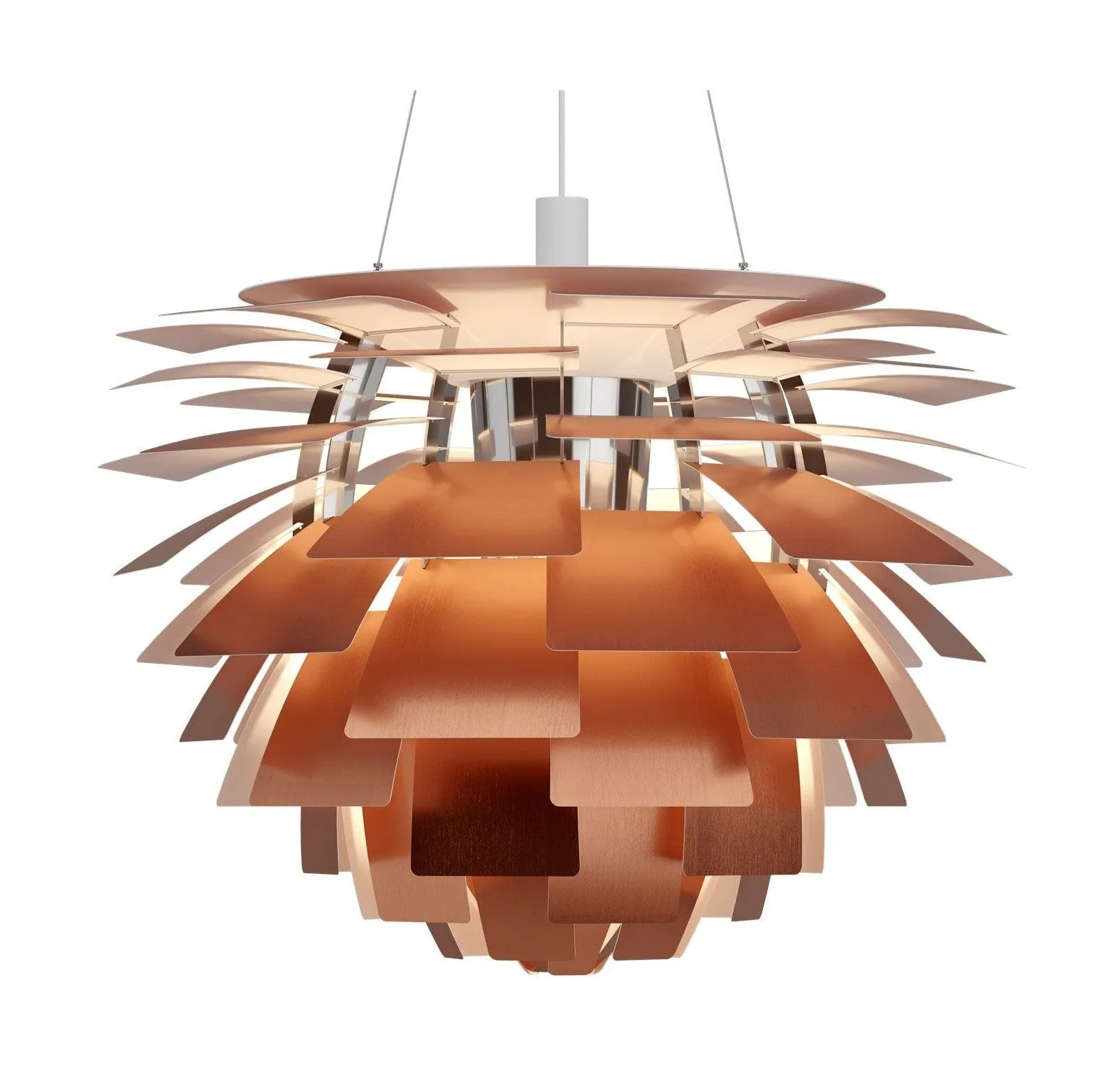 Louis Poulsen Ph Artichoke Outdoor Pendant 2621 Led 2700 K 96 W Dali 60 Cm, Copper