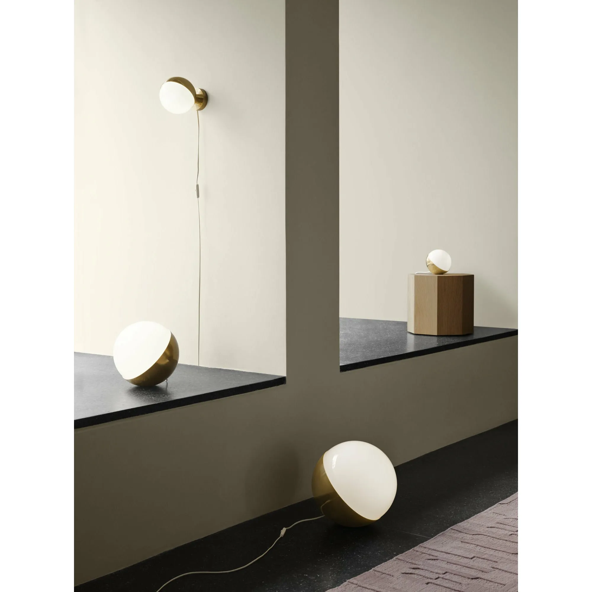 Louis Poulsen Vl Studio 250 Table/Floor Lamp, Brass